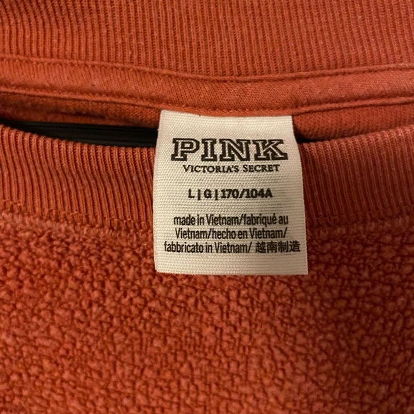 PINK Victoria's Secret Coral Sweatshirt - Picture 4 of 5